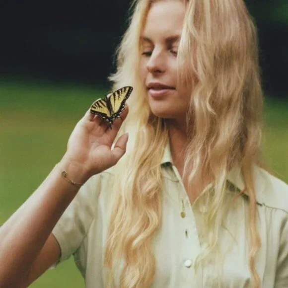 J Crew X Eveliina Vintage Limited Edition Helmi Silk Button Mint Dress - Picture 5 of 15